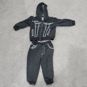Levi's 18m zipper sweat suit